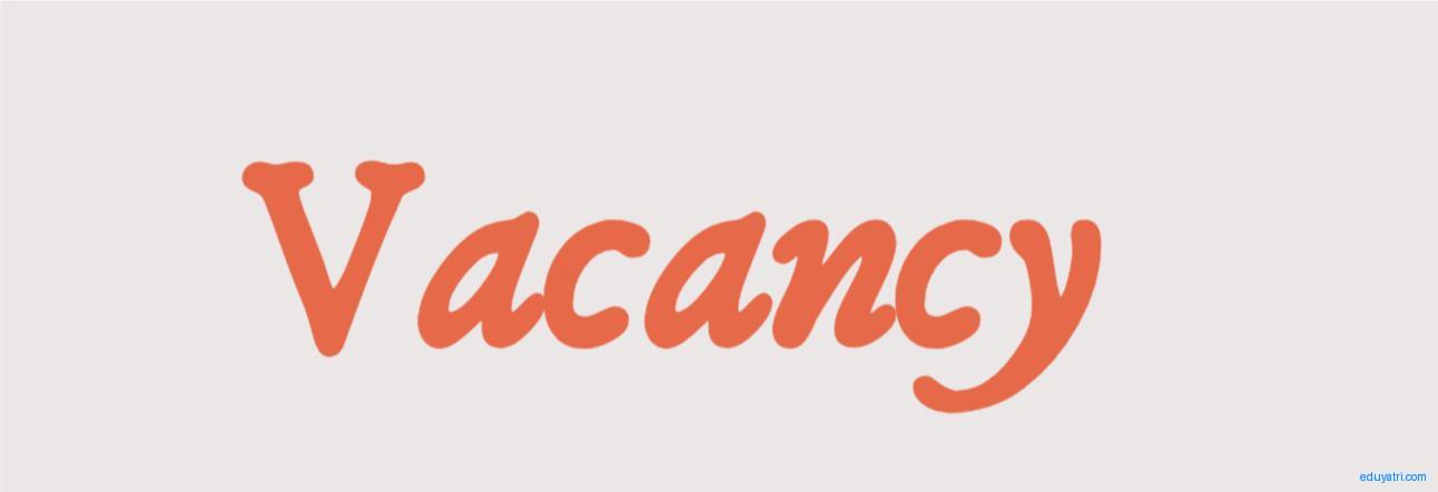 Vacancy for Science Teacher